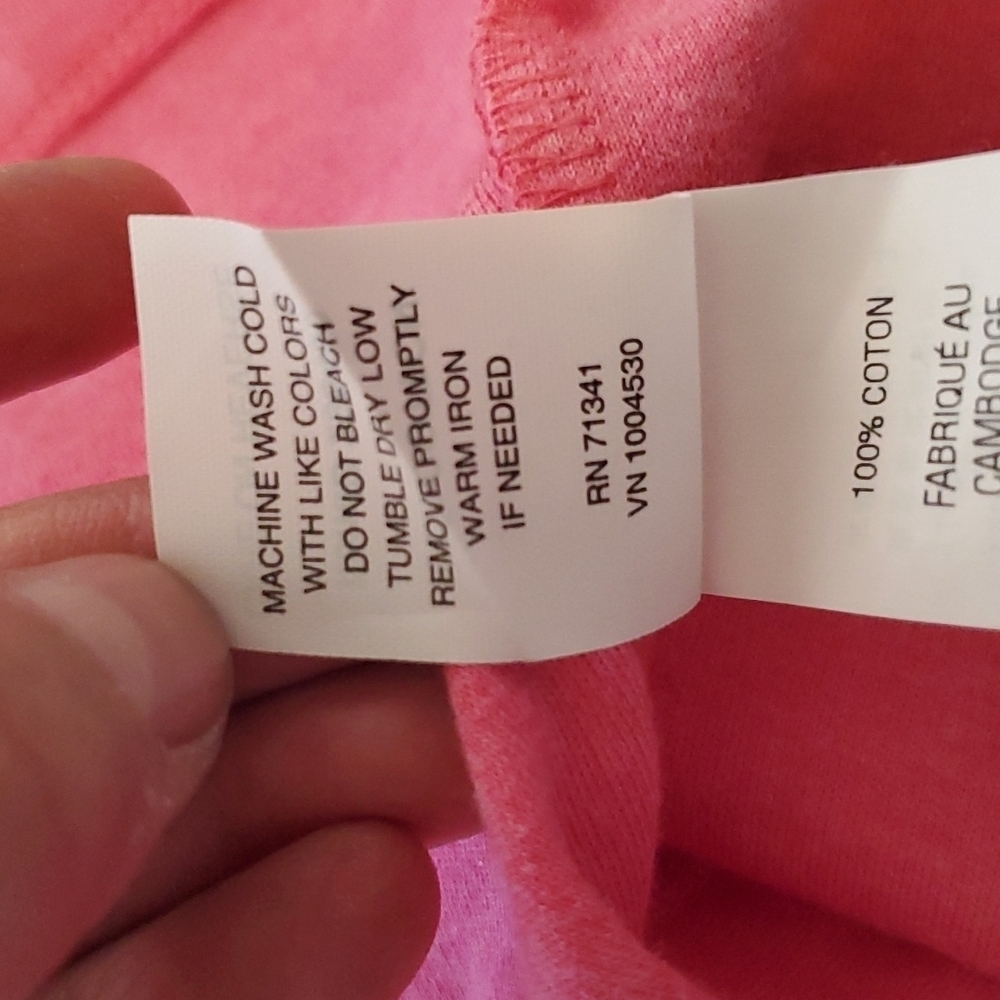 L.L. Bean Cotton Boatneck Top SZ MD - Picture 6 of 6